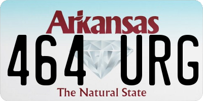 AR license plate 464URG