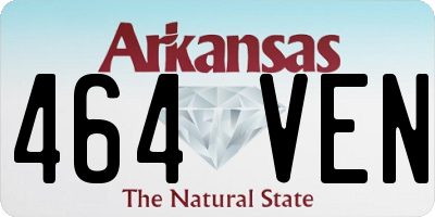 AR license plate 464VEN