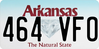 AR license plate 464VFO