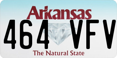 AR license plate 464VFV