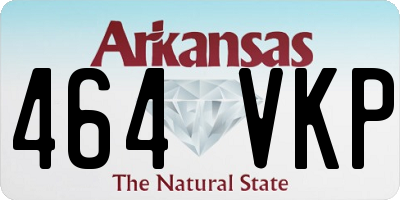 AR license plate 464VKP