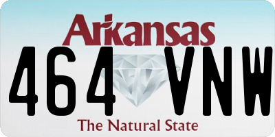 AR license plate 464VNW