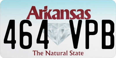 AR license plate 464VPB