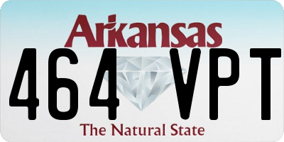 AR license plate 464VPT