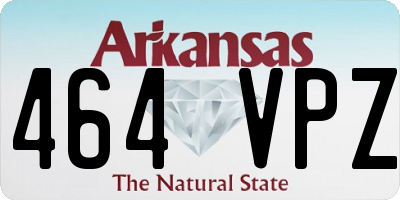 AR license plate 464VPZ