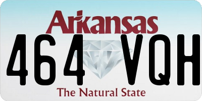 AR license plate 464VQH