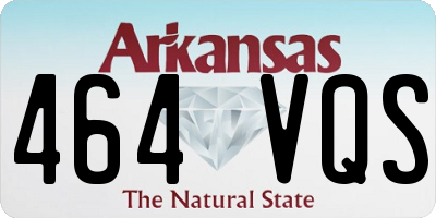 AR license plate 464VQS