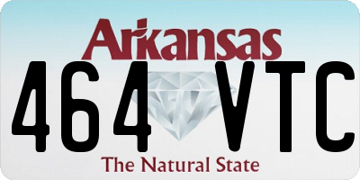 AR license plate 464VTC
