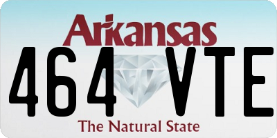 AR license plate 464VTE