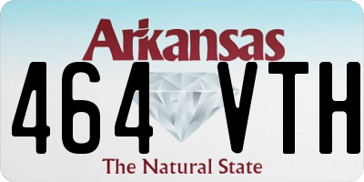 AR license plate 464VTH