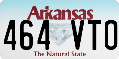 AR license plate 464VTO