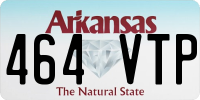 AR license plate 464VTP
