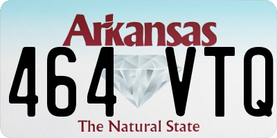 AR license plate 464VTQ