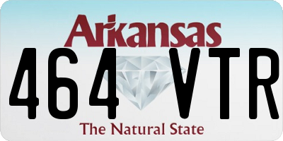AR license plate 464VTR