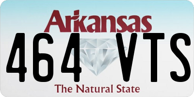 AR license plate 464VTS
