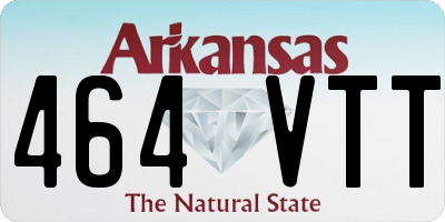 AR license plate 464VTT