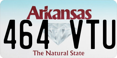 AR license plate 464VTU