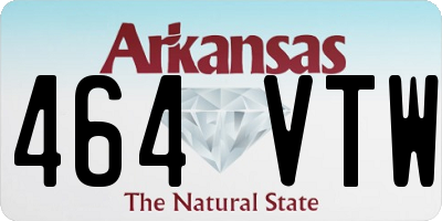 AR license plate 464VTW