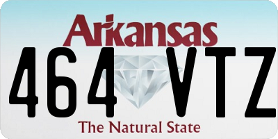 AR license plate 464VTZ