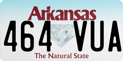 AR license plate 464VUA