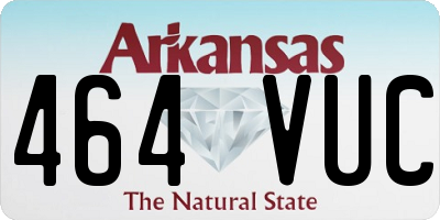AR license plate 464VUC