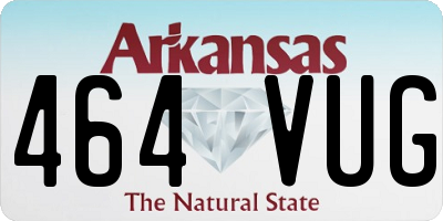 AR license plate 464VUG