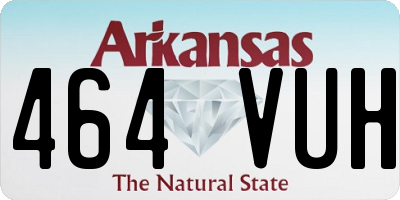 AR license plate 464VUH