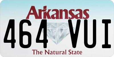 AR license plate 464VUI