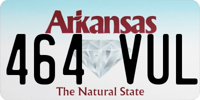 AR license plate 464VUL