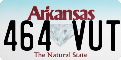 AR license plate 464VUT