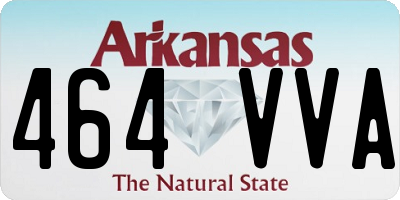 AR license plate 464VVA
