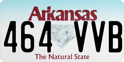 AR license plate 464VVB