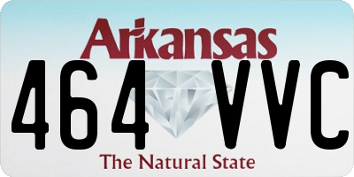 AR license plate 464VVC