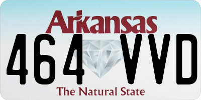 AR license plate 464VVD