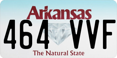 AR license plate 464VVF