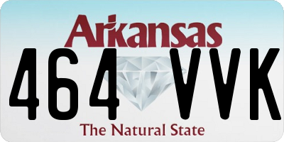 AR license plate 464VVK