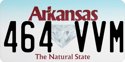 AR license plate 464VVM