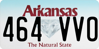 AR license plate 464VVO
