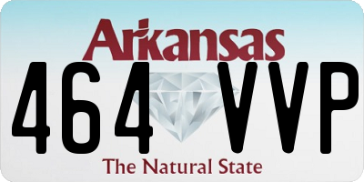 AR license plate 464VVP