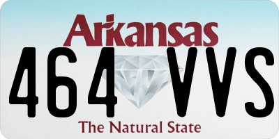 AR license plate 464VVS