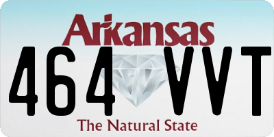 AR license plate 464VVT