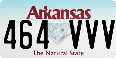 AR license plate 464VVV
