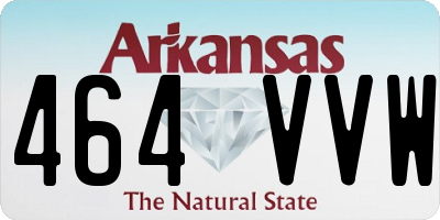 AR license plate 464VVW