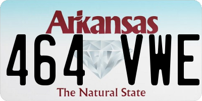 AR license plate 464VWE