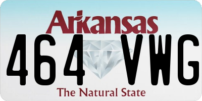 AR license plate 464VWG