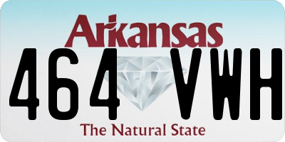 AR license plate 464VWH