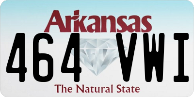 AR license plate 464VWI