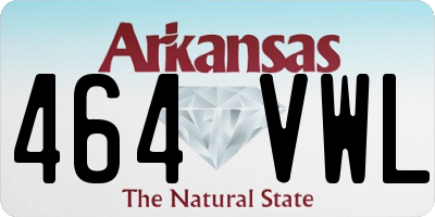 AR license plate 464VWL