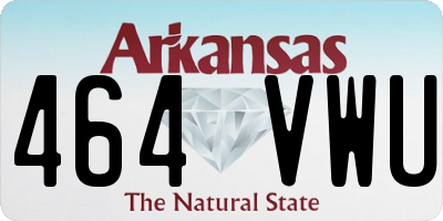 AR license plate 464VWU