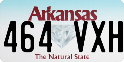 AR license plate 464VXH